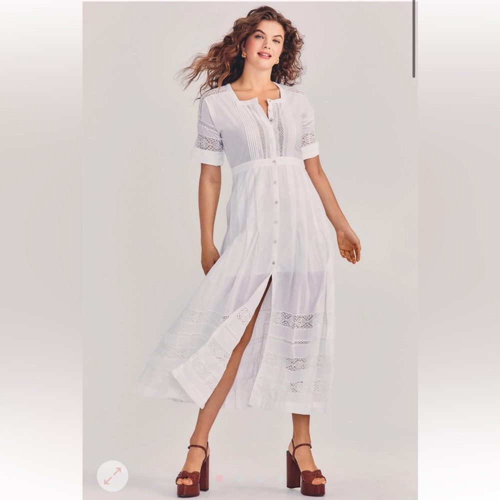 Loveshackfancy Edie Midi Dress
